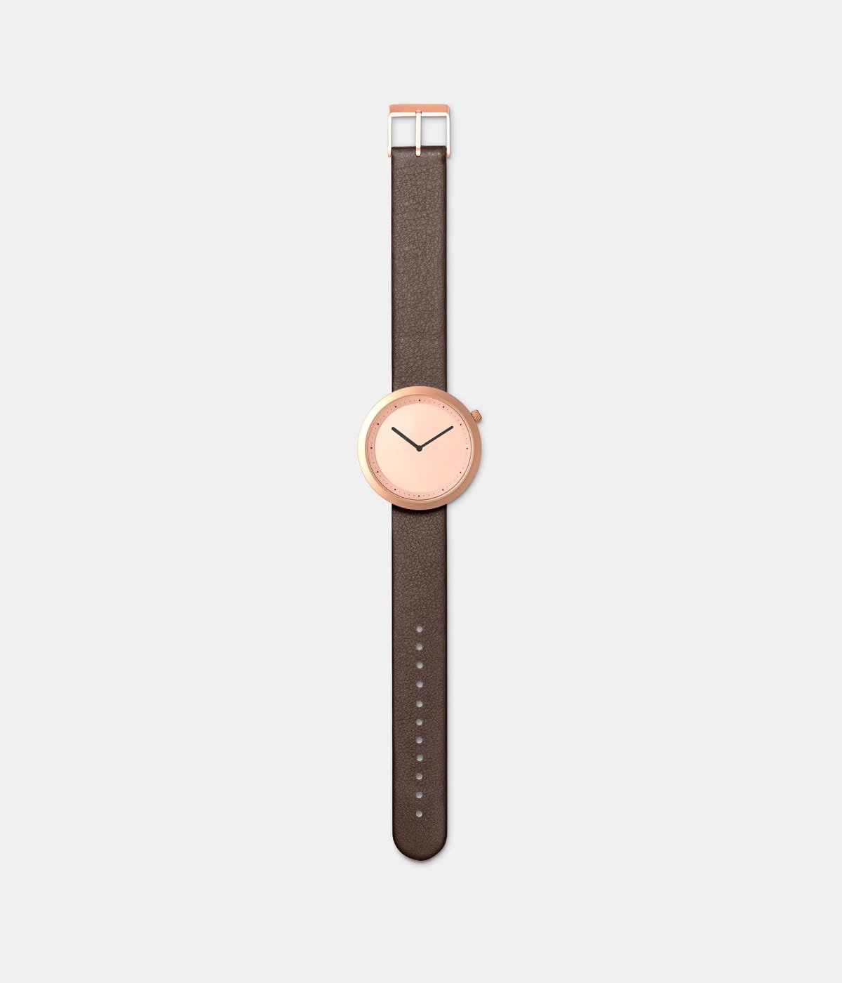 Circular facet watch